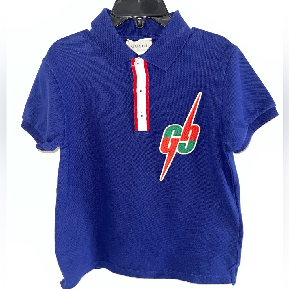 100% AUTHENTIC KIDS GUCCI BUTTON UP SIZE 6!!!